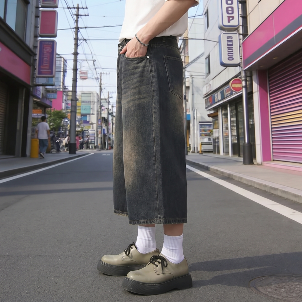 Y2K Bermudas Jeans Shorts