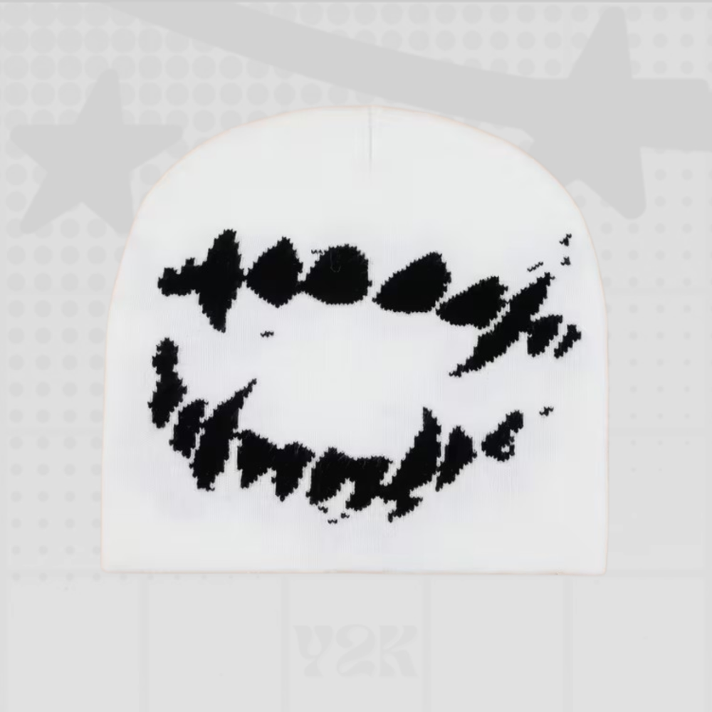 Y2K Devil Teeth Beanie