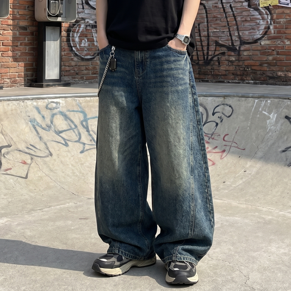 Y2K Oversized Wide Jeans