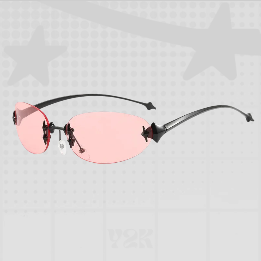 Y2K Frameless Star Sunglasses