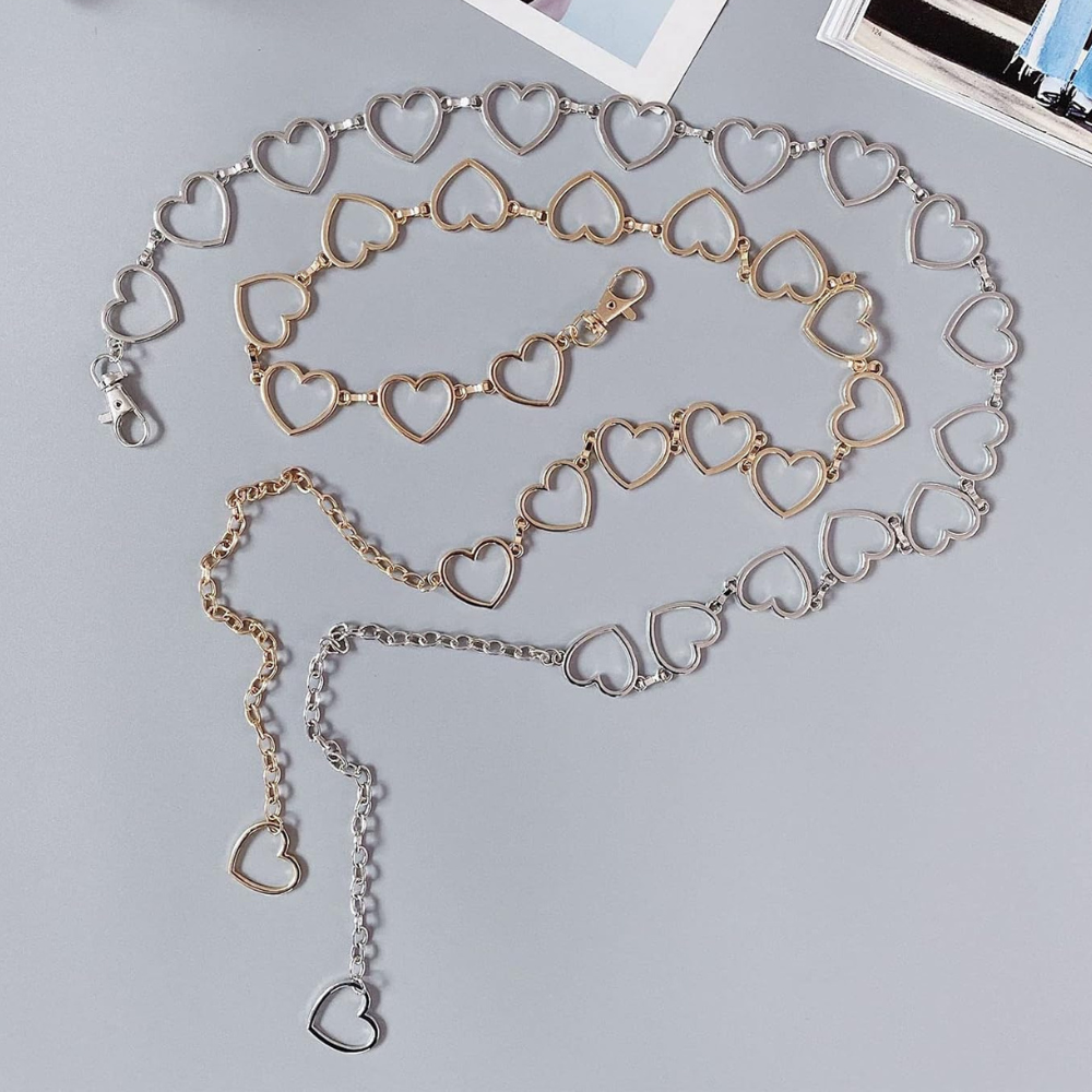 Heart Y2K Waist Chain