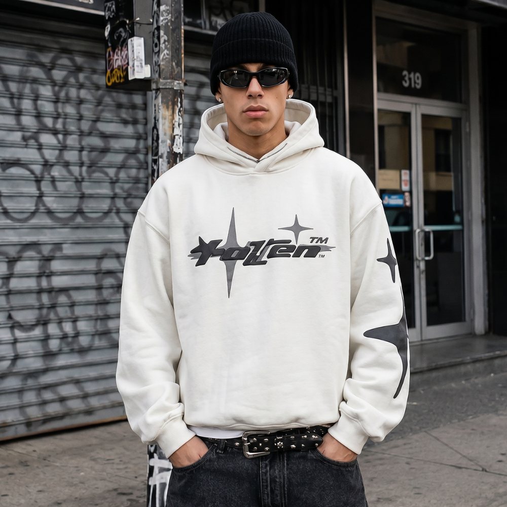 Y2K Star Oversized Hoodie