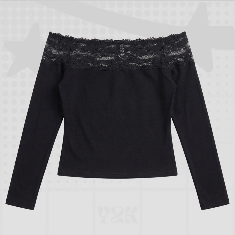 Lace Off the Shoulder Top