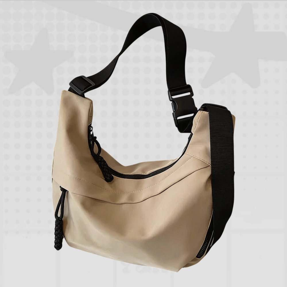 Nylon Hobo Shoulder Bag