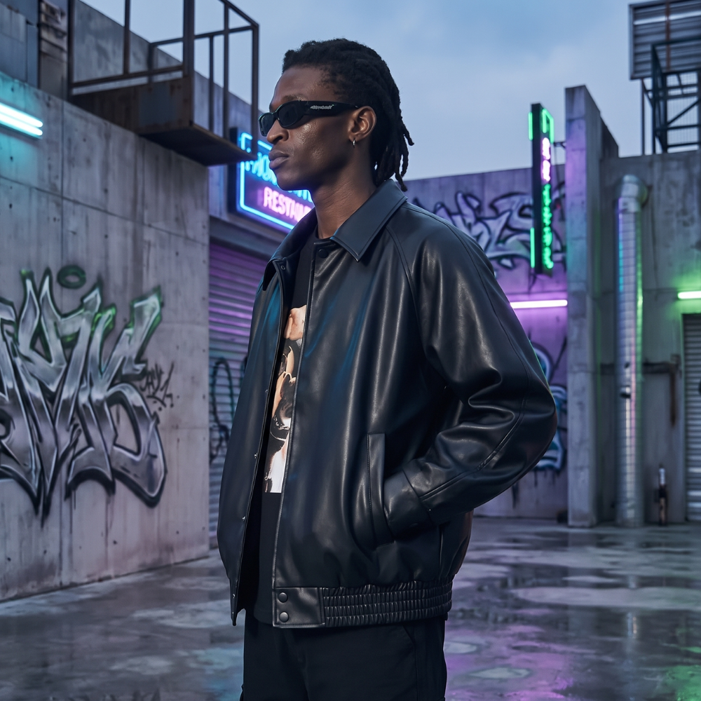 Y2K Leather Jacket