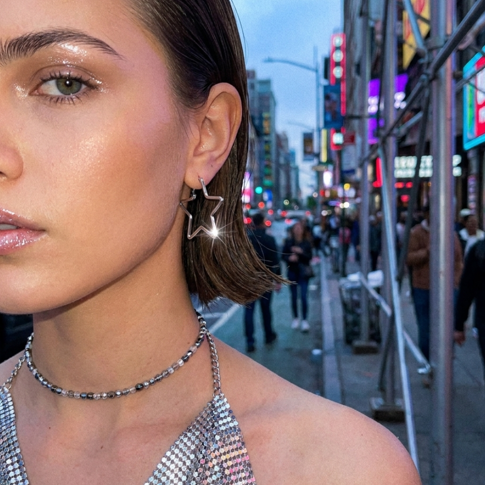 Y2K Star Earrings