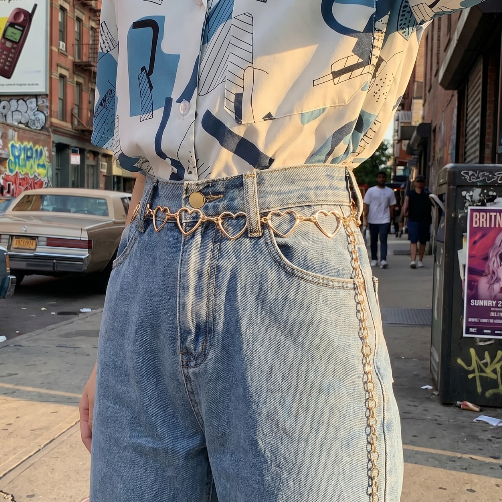 Heart Y2K Waist Chain