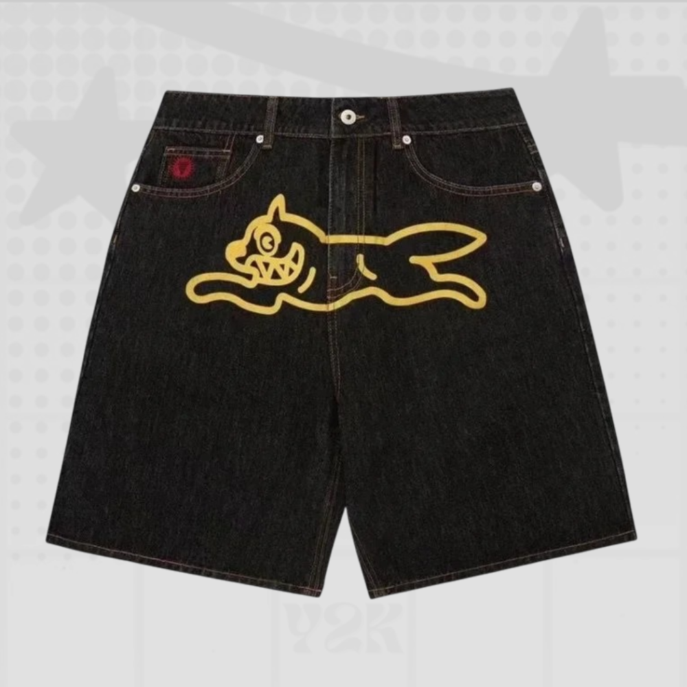 Dog Baggy Denim Jorts