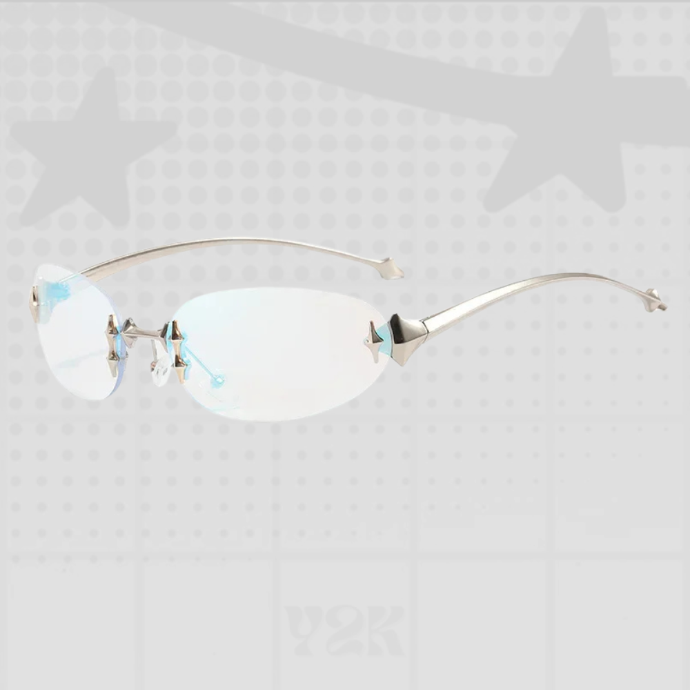 Y2K Frameless Star Sunglasses