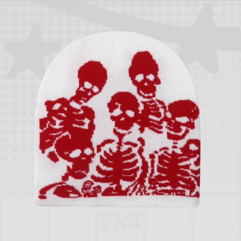 Skeleton Jacquard Beanie