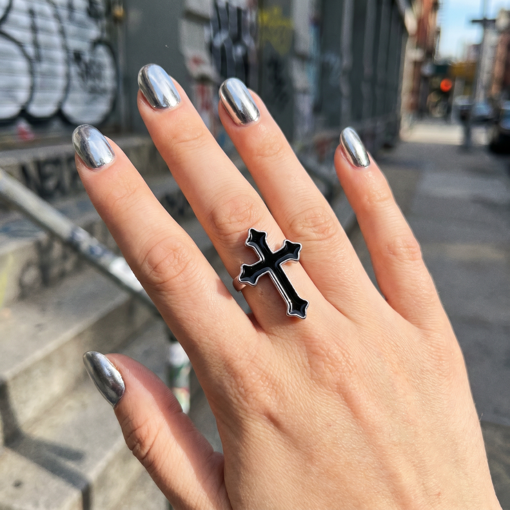 Y2K Cross Rings
