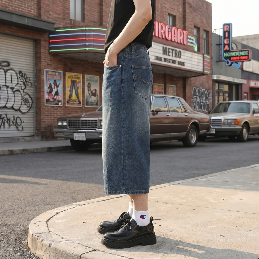 Jorts Men Y2K