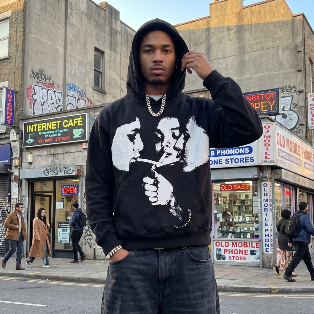 Y2K Gothic Graphic Hoodie