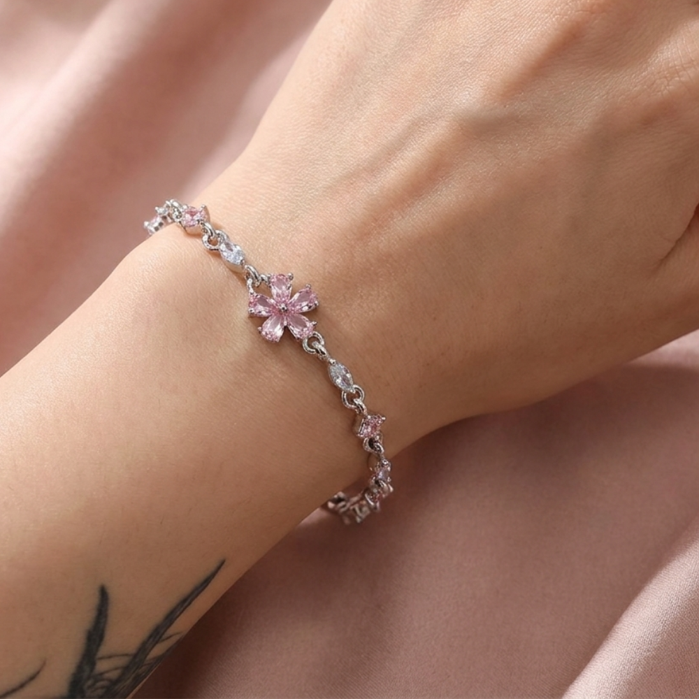 Crystal Charm Bracelet