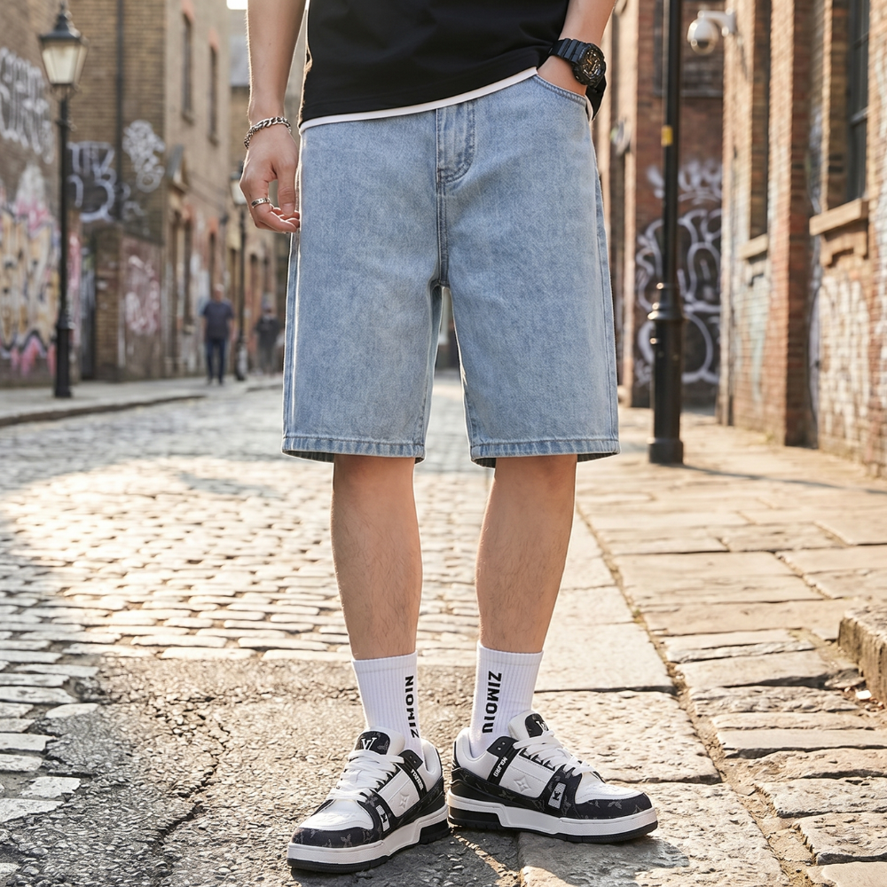 Men’s Baggy Denim Jorts