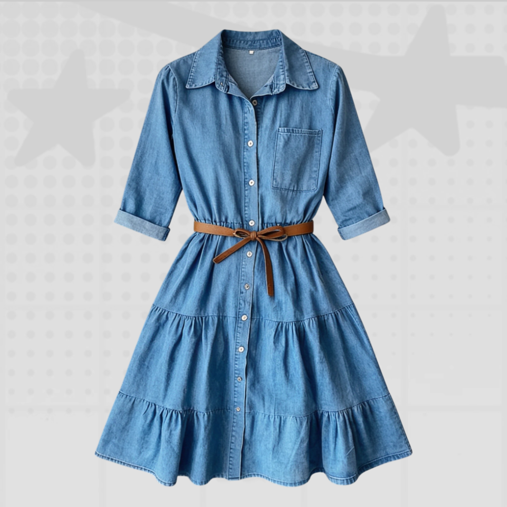 Denim Dress Y2K