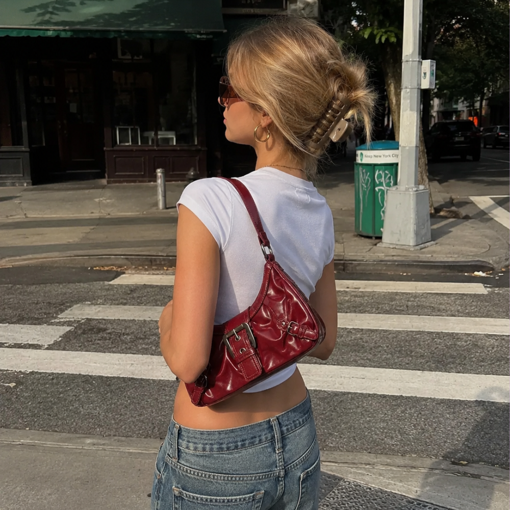 Buckle Shoulder Bag