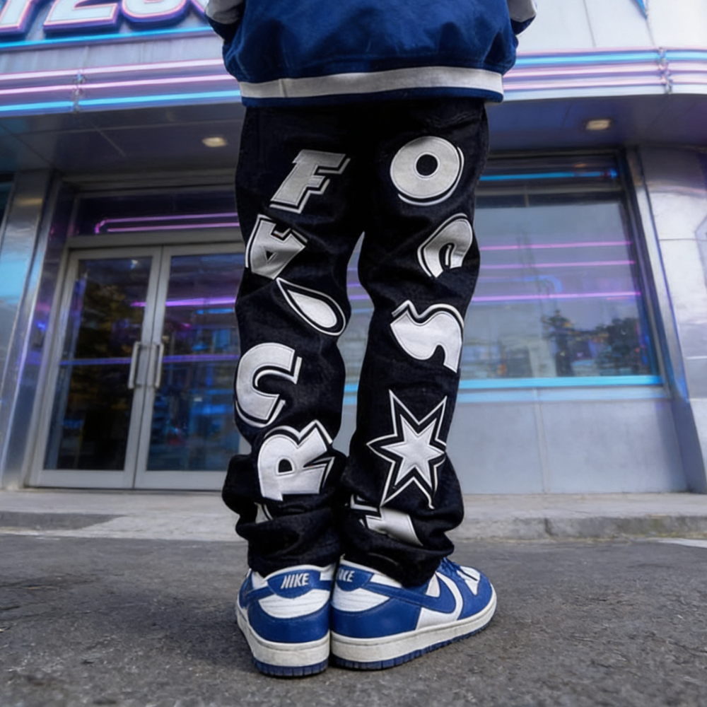 Mens Y2K Baggy Jeans