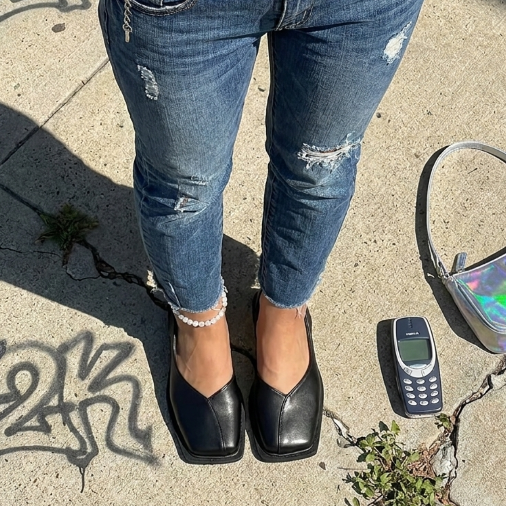 Square Toe Y2K Sandals
