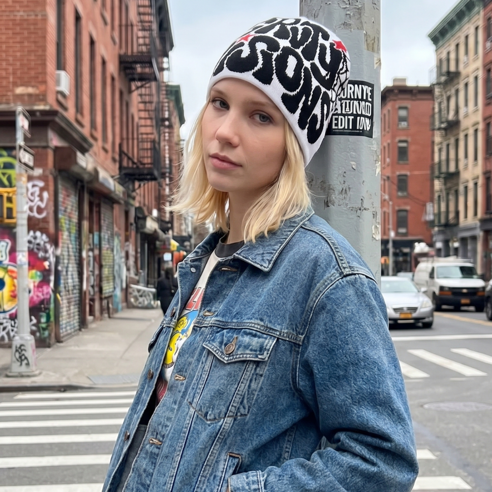 Y2K Graffiti Beanie