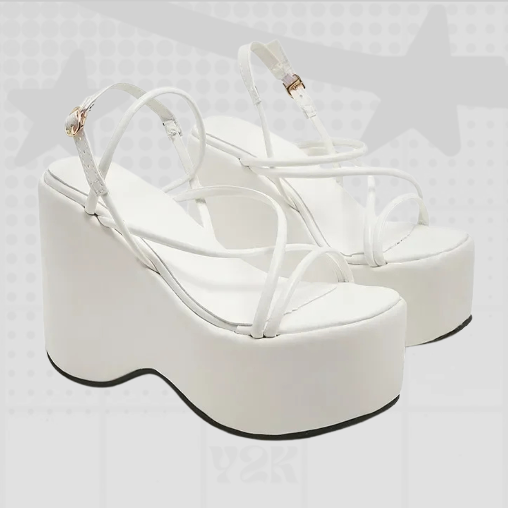Y2K Platform Heeled Sandals
