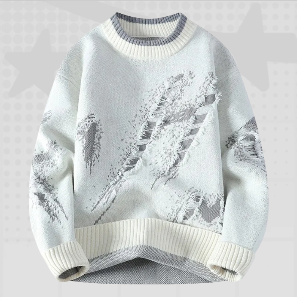 Y2K Men Casual Sweater