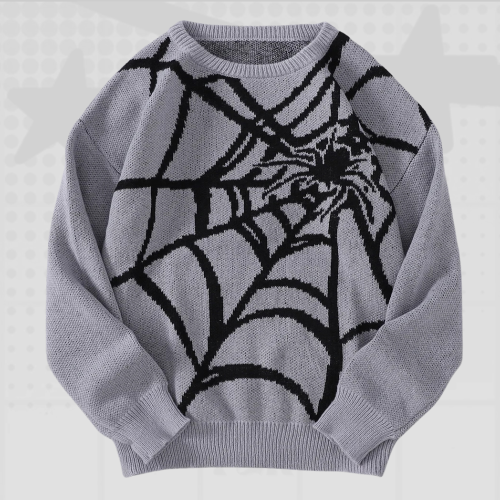 Round Neck Knitted Men's Pullover