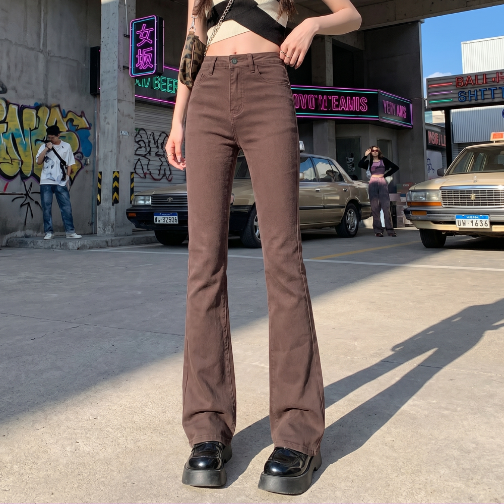 Low Rise Flare Jeans Y2K