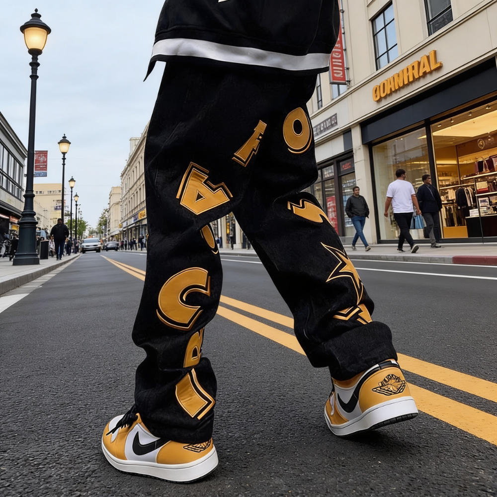 Mens Y2K Baggy Jeans