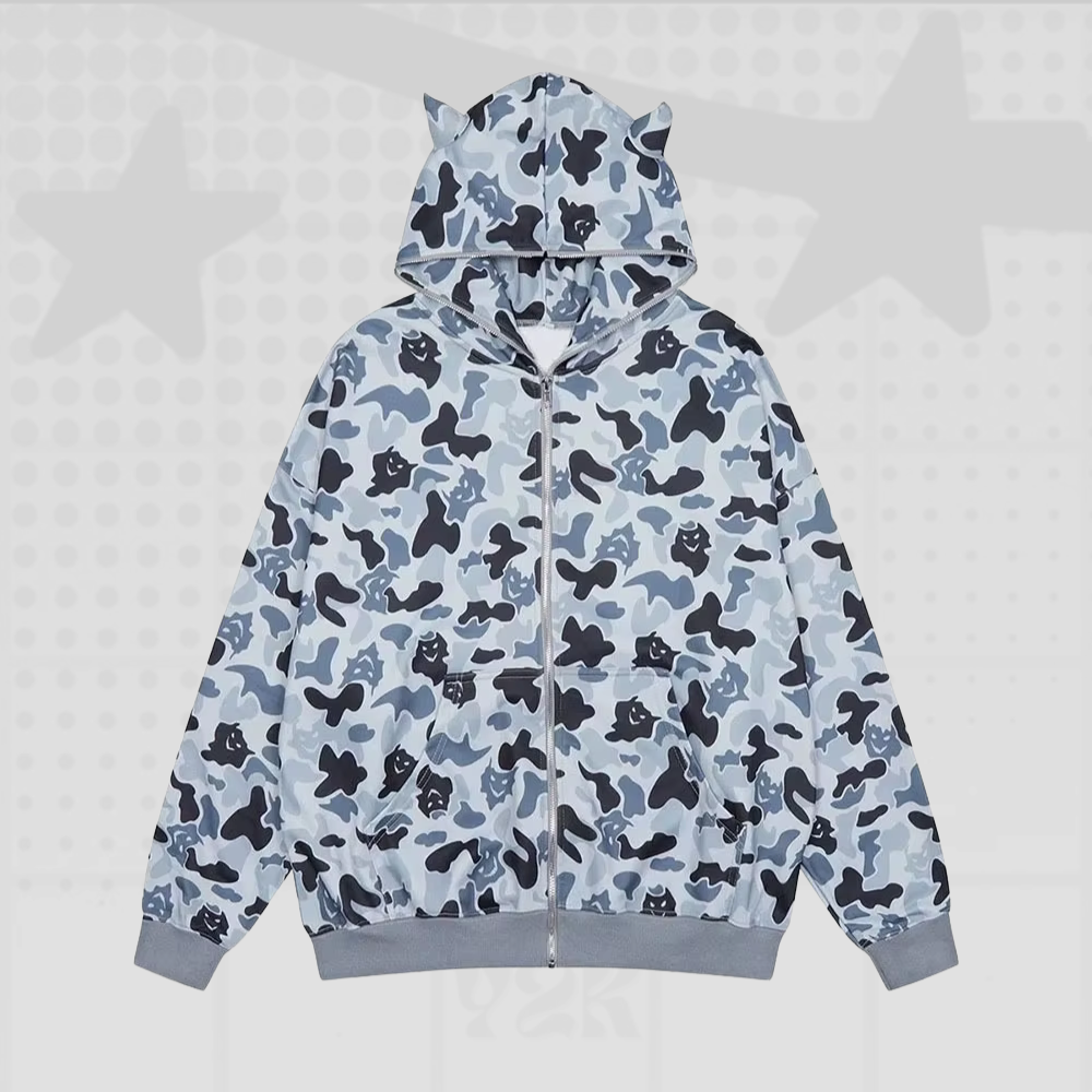 Y2K Demon Vintage Hoodie