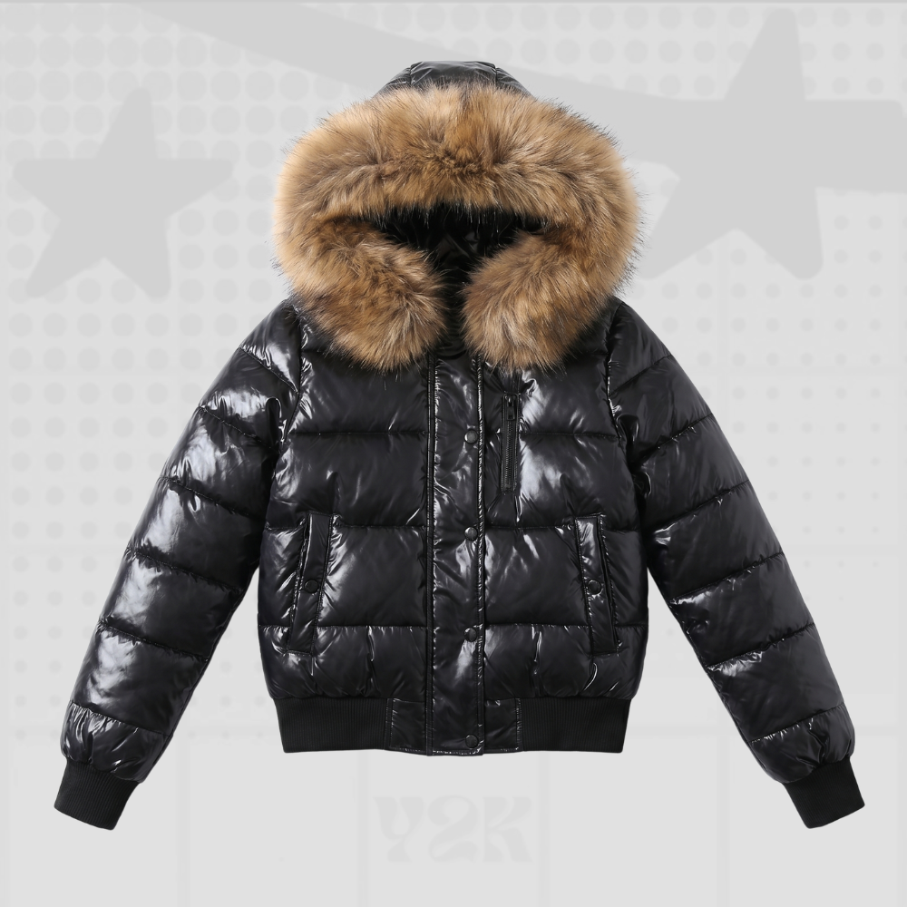 Zip Up Y2k Puffer Jacket