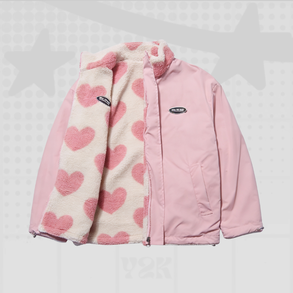 Oversized Y2K Plush Coat