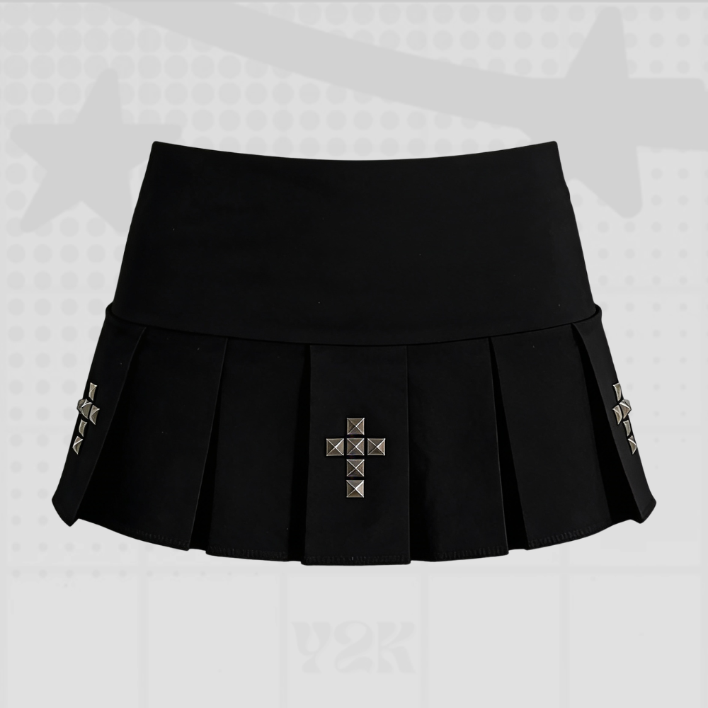 Y2k Gothic Mini Skirt