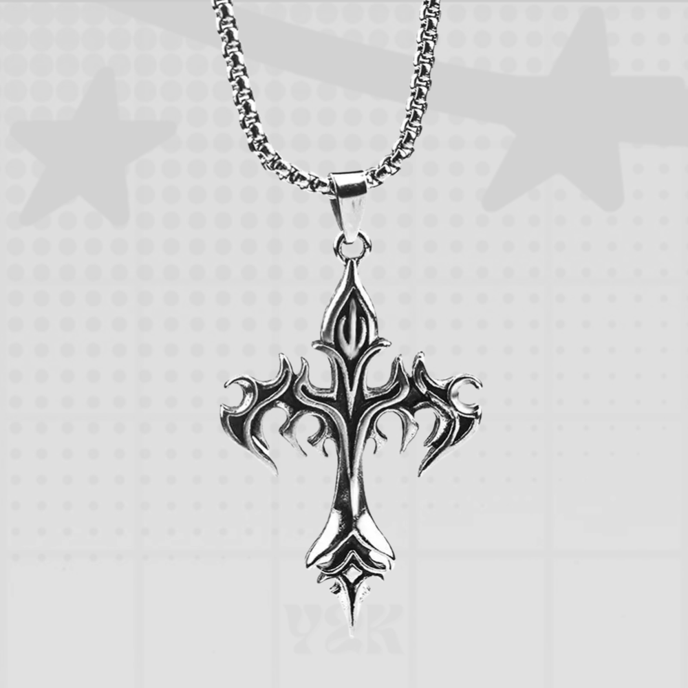 Y2K Cross Pendant Necklace
