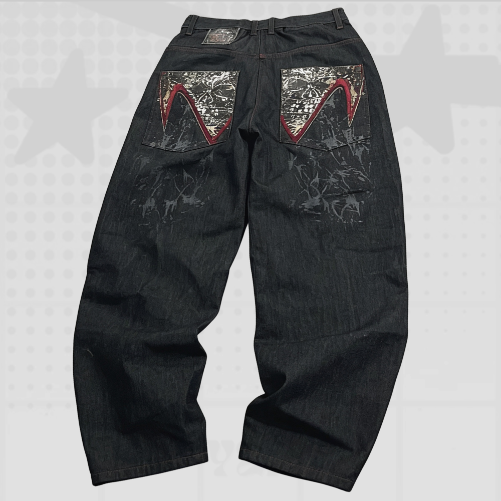 Black Y2K Baggy Jeans
