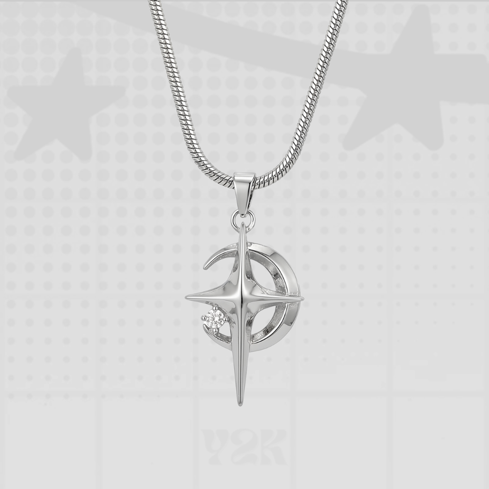 Y2K Star Pendant Necklace
