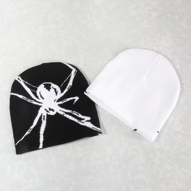 Y2K Spider Knit Beanie