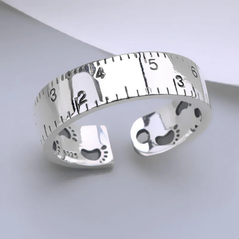Y2K Measuring Tape Ring