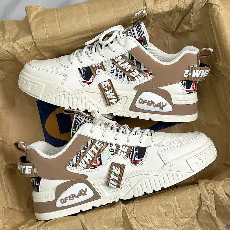 Y2K Fashion Leather Sneakers