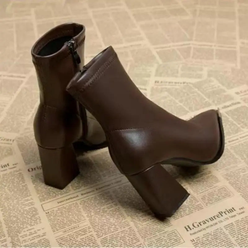 Y2K Pointed Ankle Boots