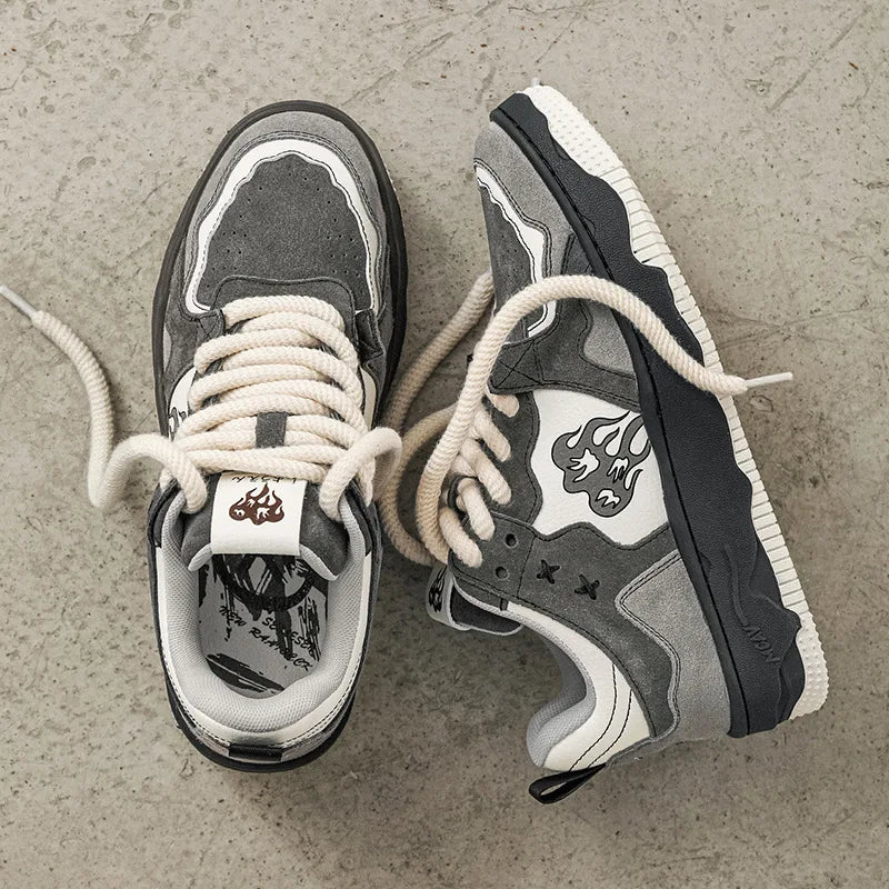 Y2K Gray Womens Sneakers