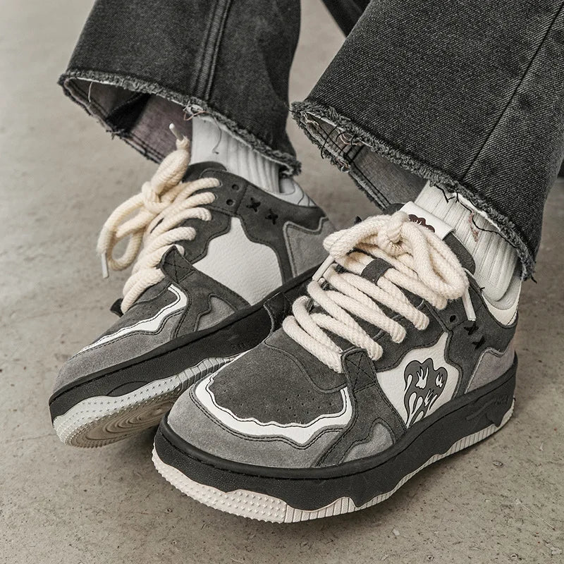 Y2K Gray Womens Sneakers