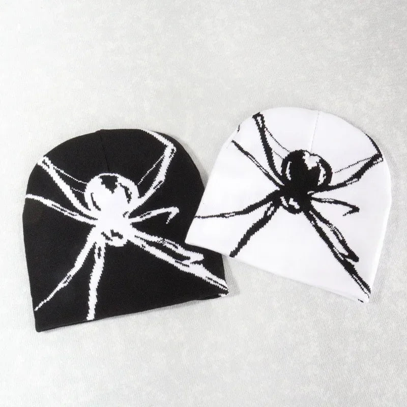 Y2K Spider Knit Beanie