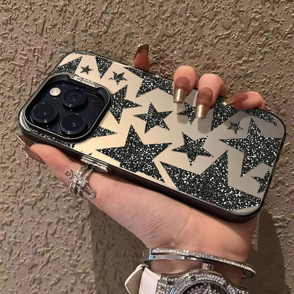 Y2K Star Glitter Phone Case