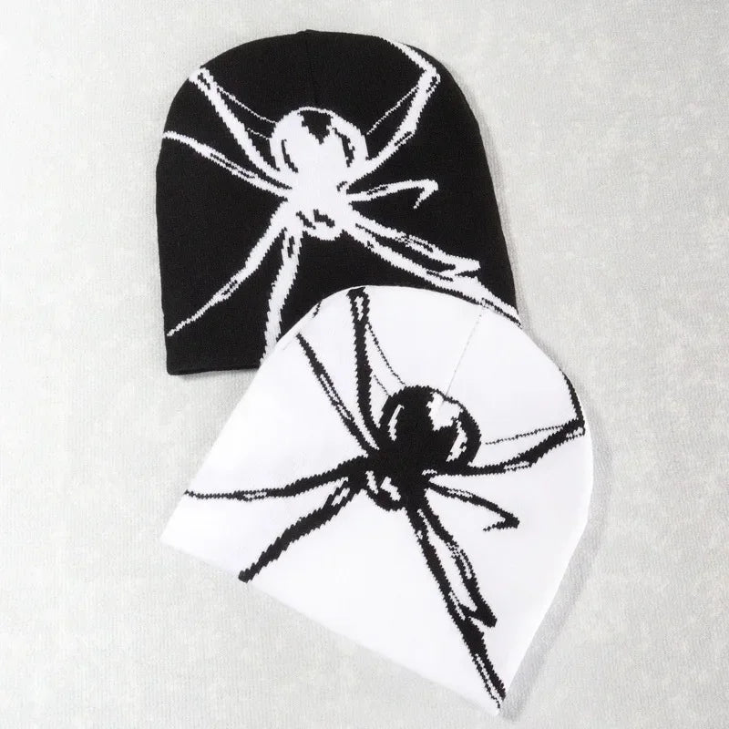 Y2K Spider Knit Beanie