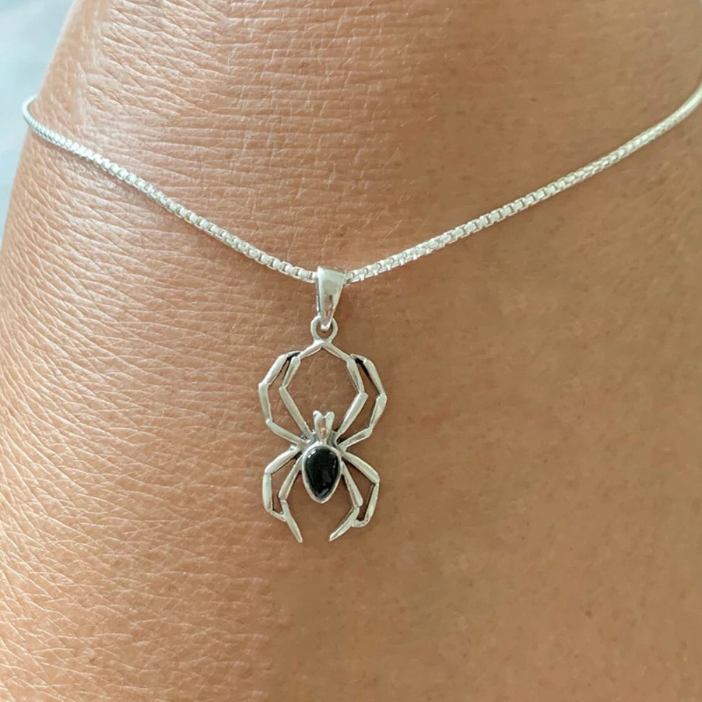 Spider Pendant Y2K Necklace