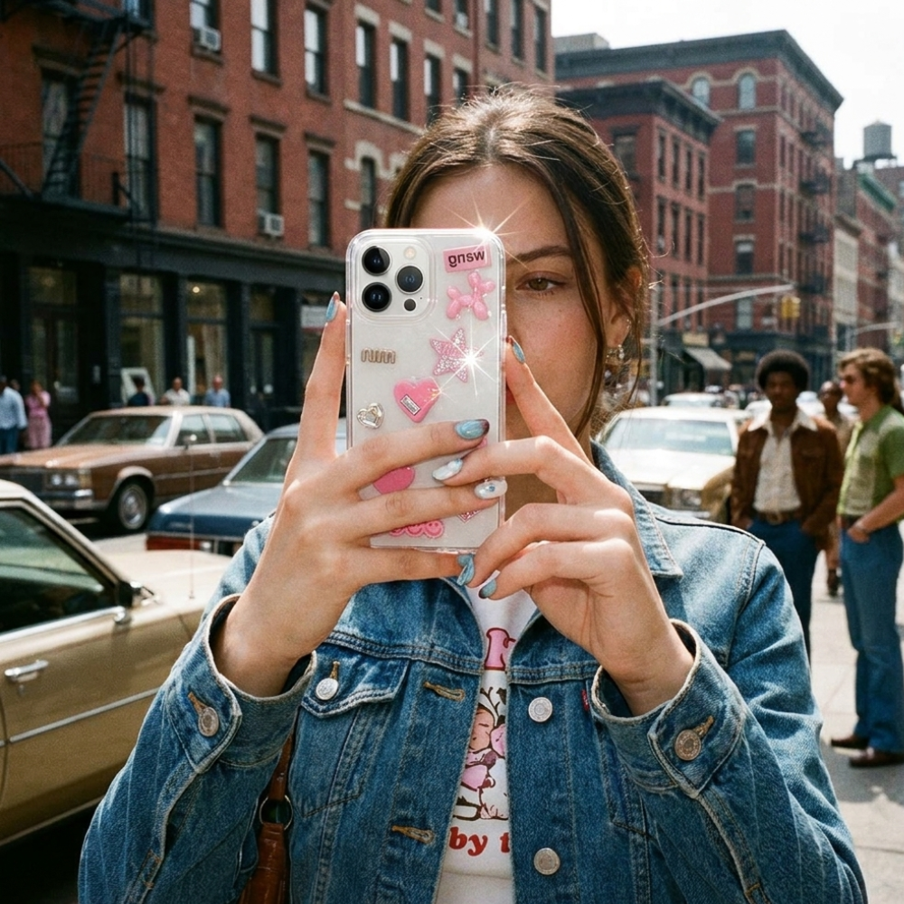 3D Heart Charm iPhone Case