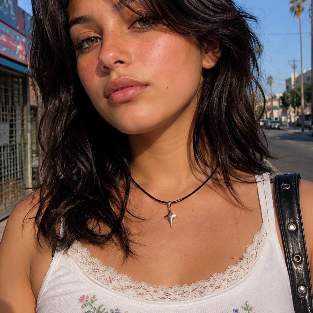 Y2K Pendant Choker Necklace