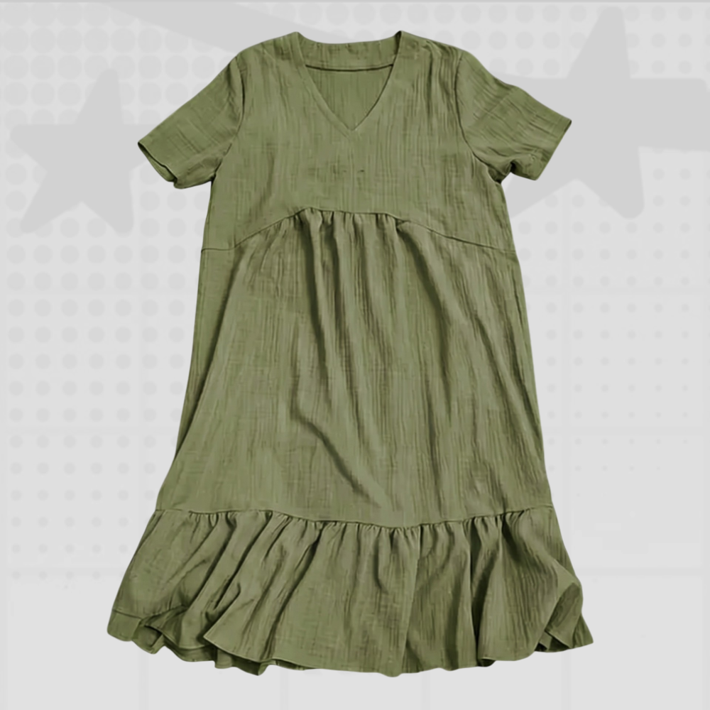 Ruffle Y2K Midi Dress