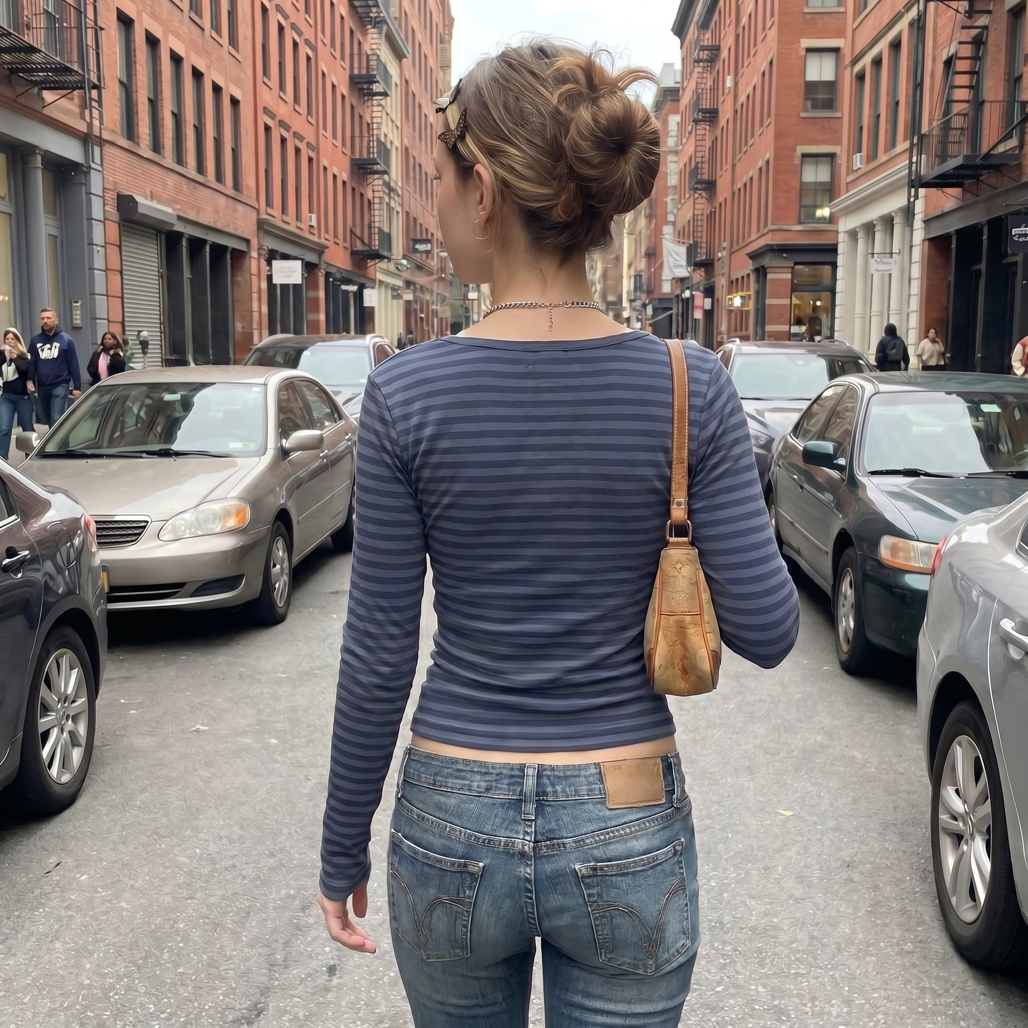 Striped Long Sleeve Top